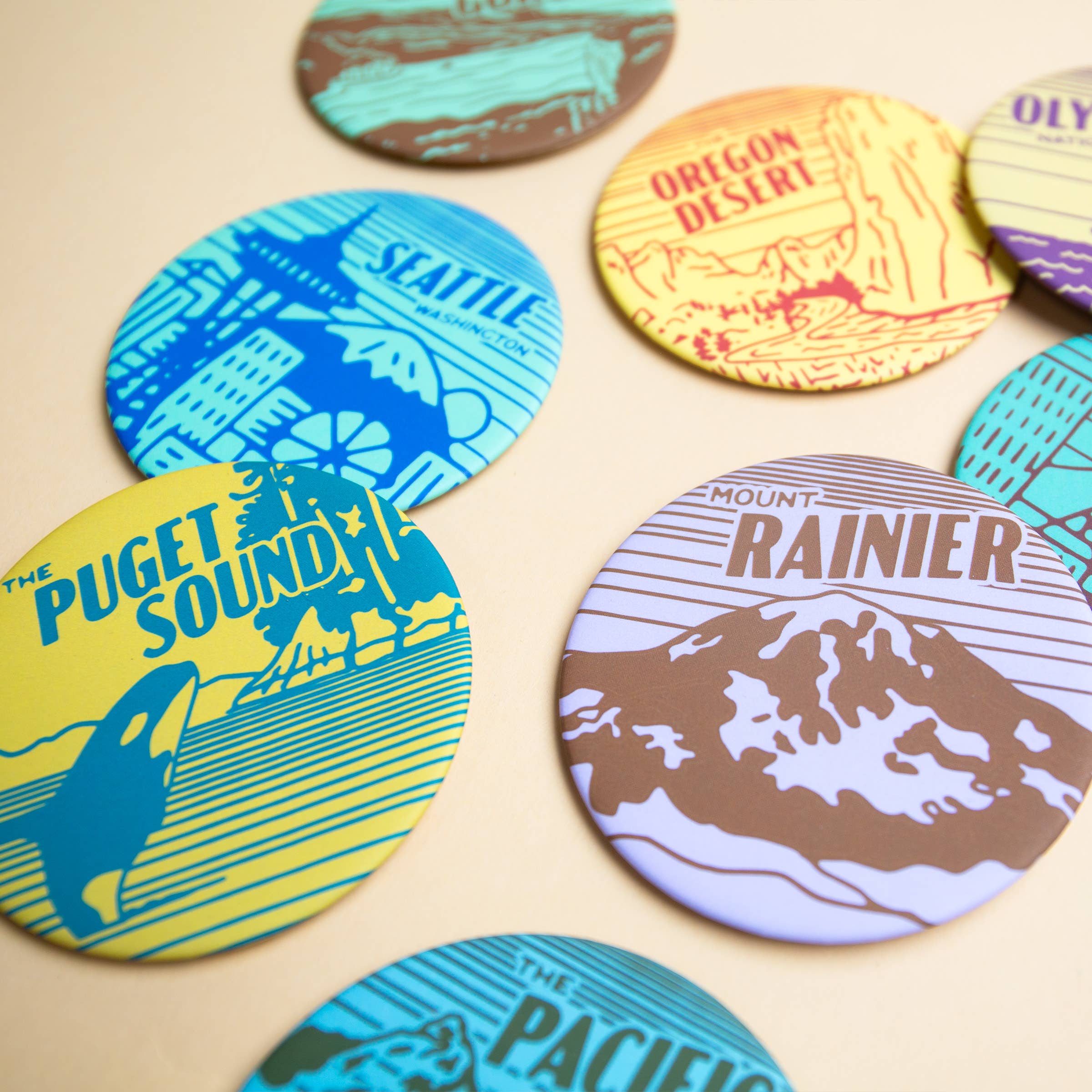 Pacific Coast Cork Coaster