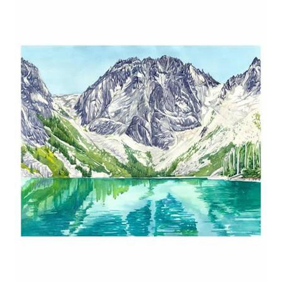 Colchuck Lake - Medium Art Print