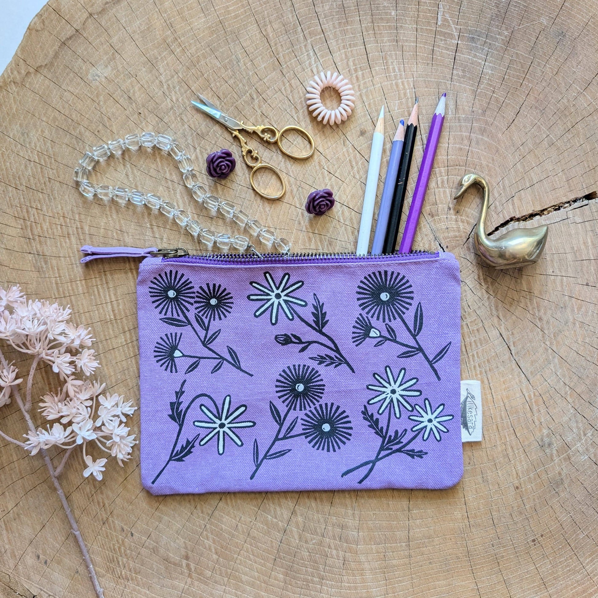 Zippered pouch | bloom
