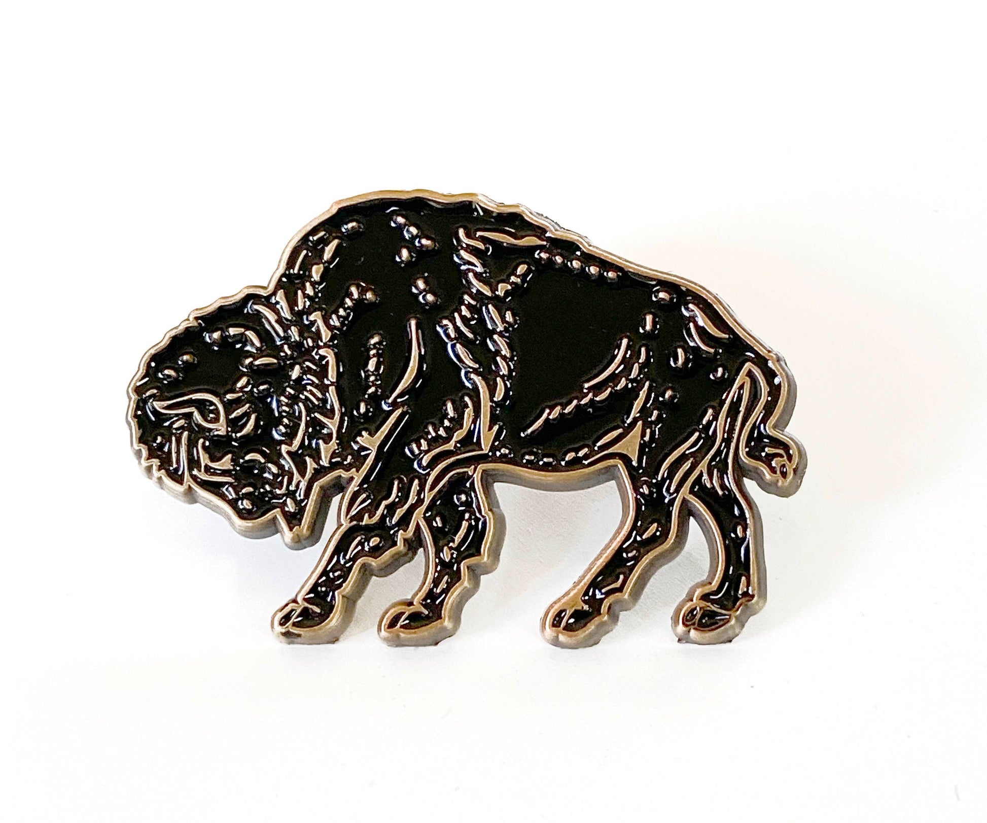 Bison Enamel Pin