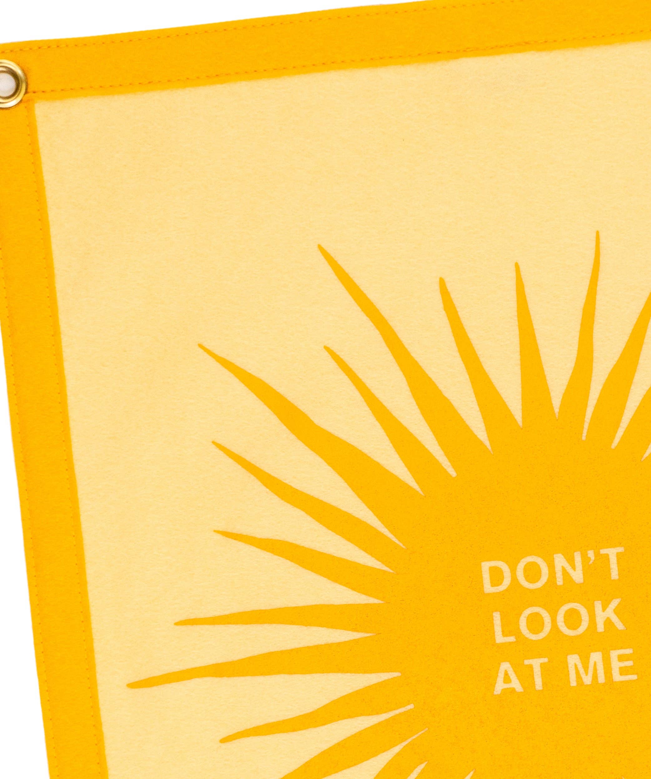Don't Look At Me Camp Flag