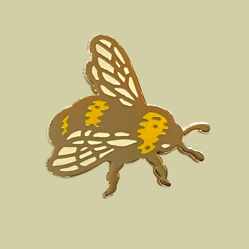 Bumble Bee Enamel Pin 1.25”
