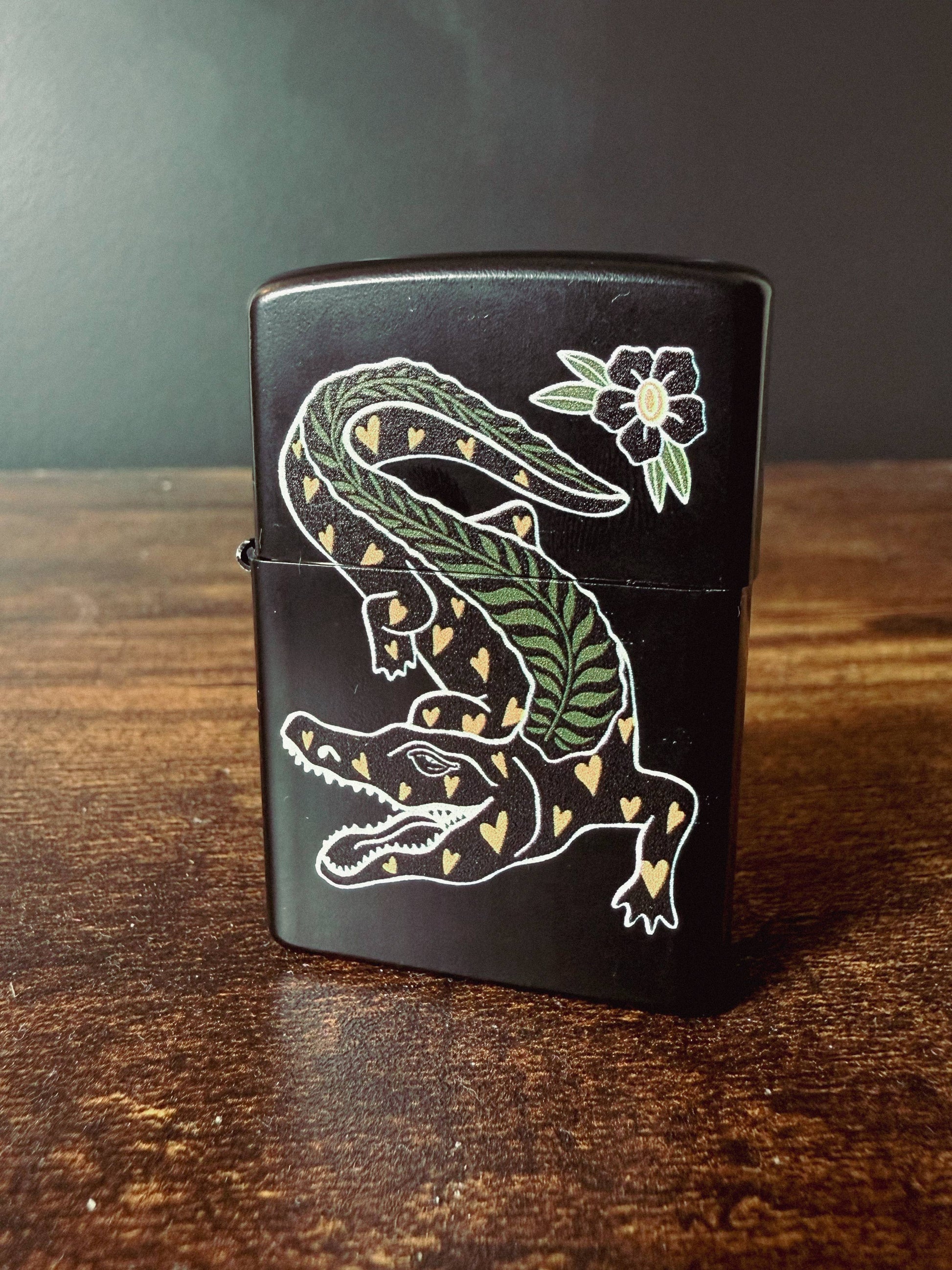 Refillable Alligator Lighter Wind Proof