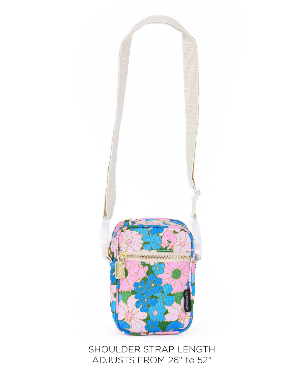 Mini Brick Bag - Floral Pink Blue