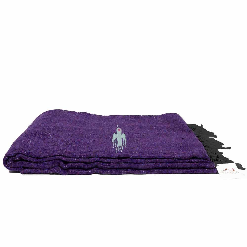 Purple Thunderbird Mexican Blanket