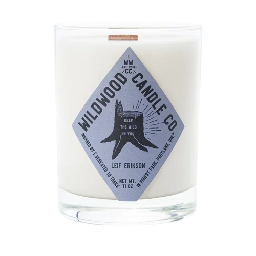 11 oz Leif Erikson Soy Candle - Tobacco Bay Leaf