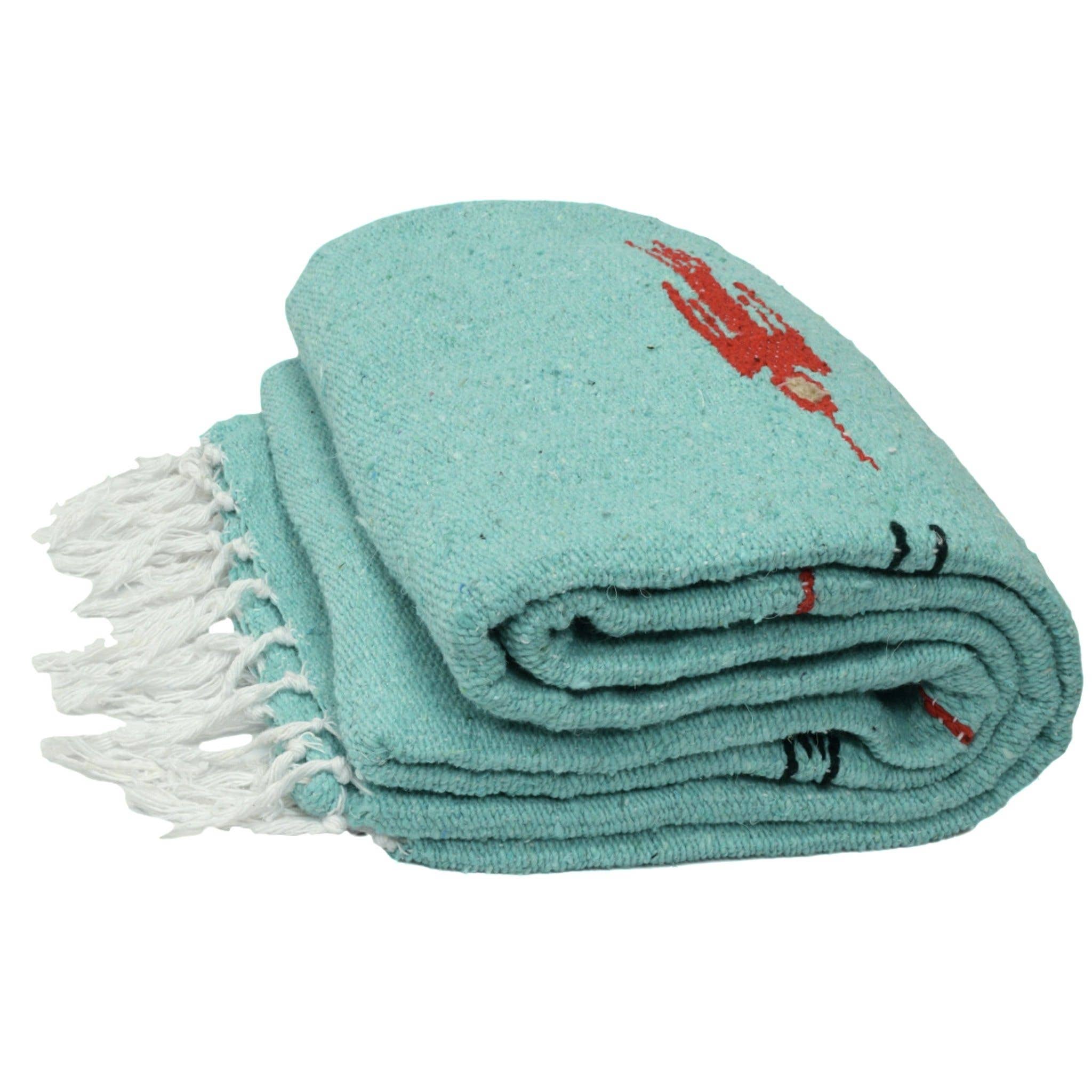 Mint Baja Thunderbird Blanket