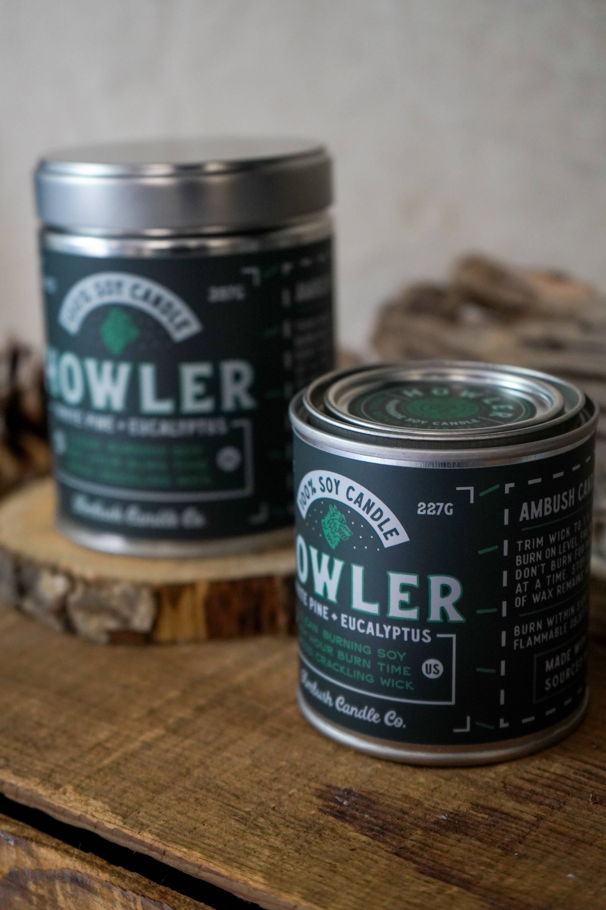 Howler | White Pine + Eucalyptus 8oz Soy Candle