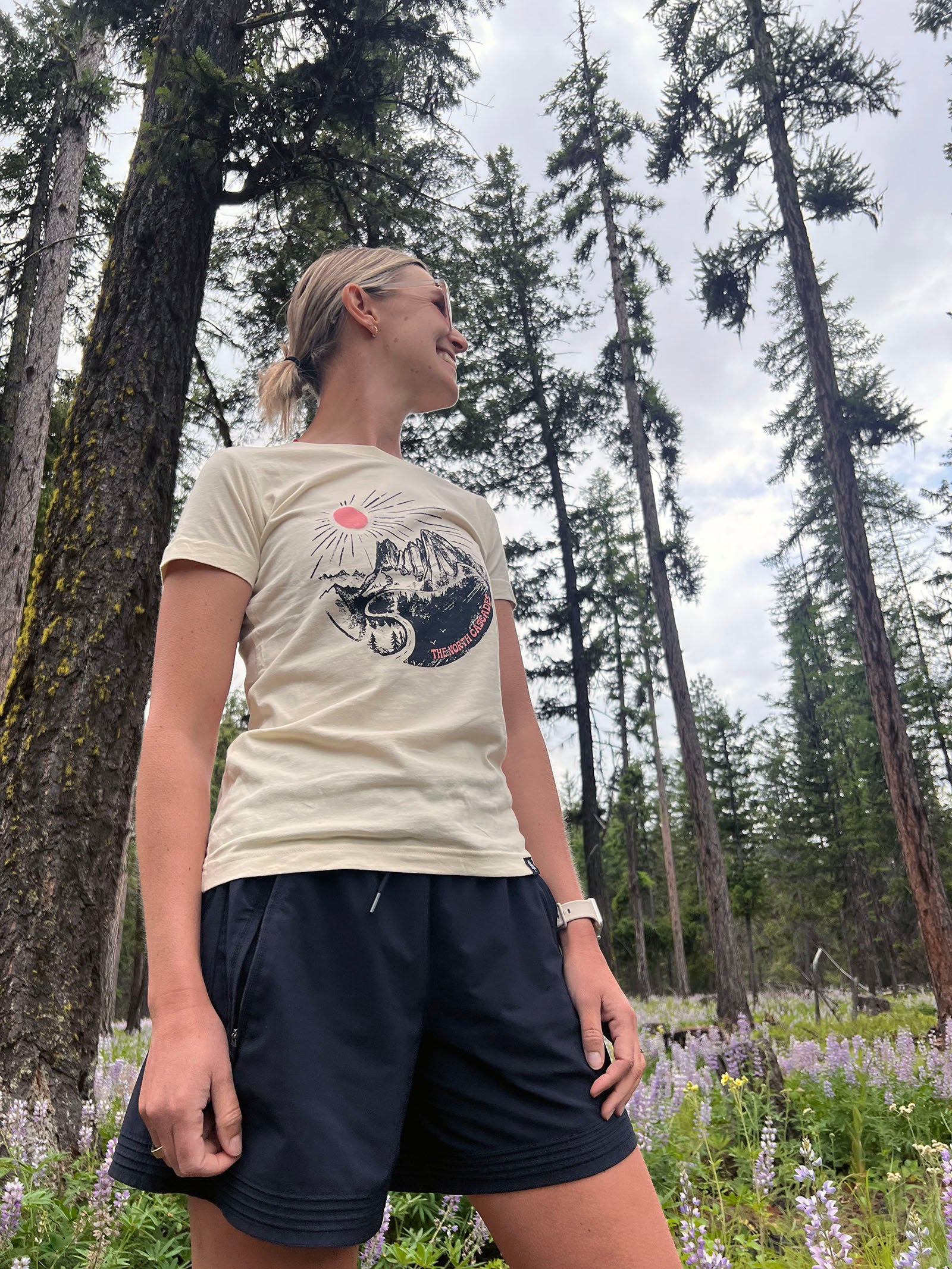 Vintage Hwy 20 - Women's Oversize Scoop Tee