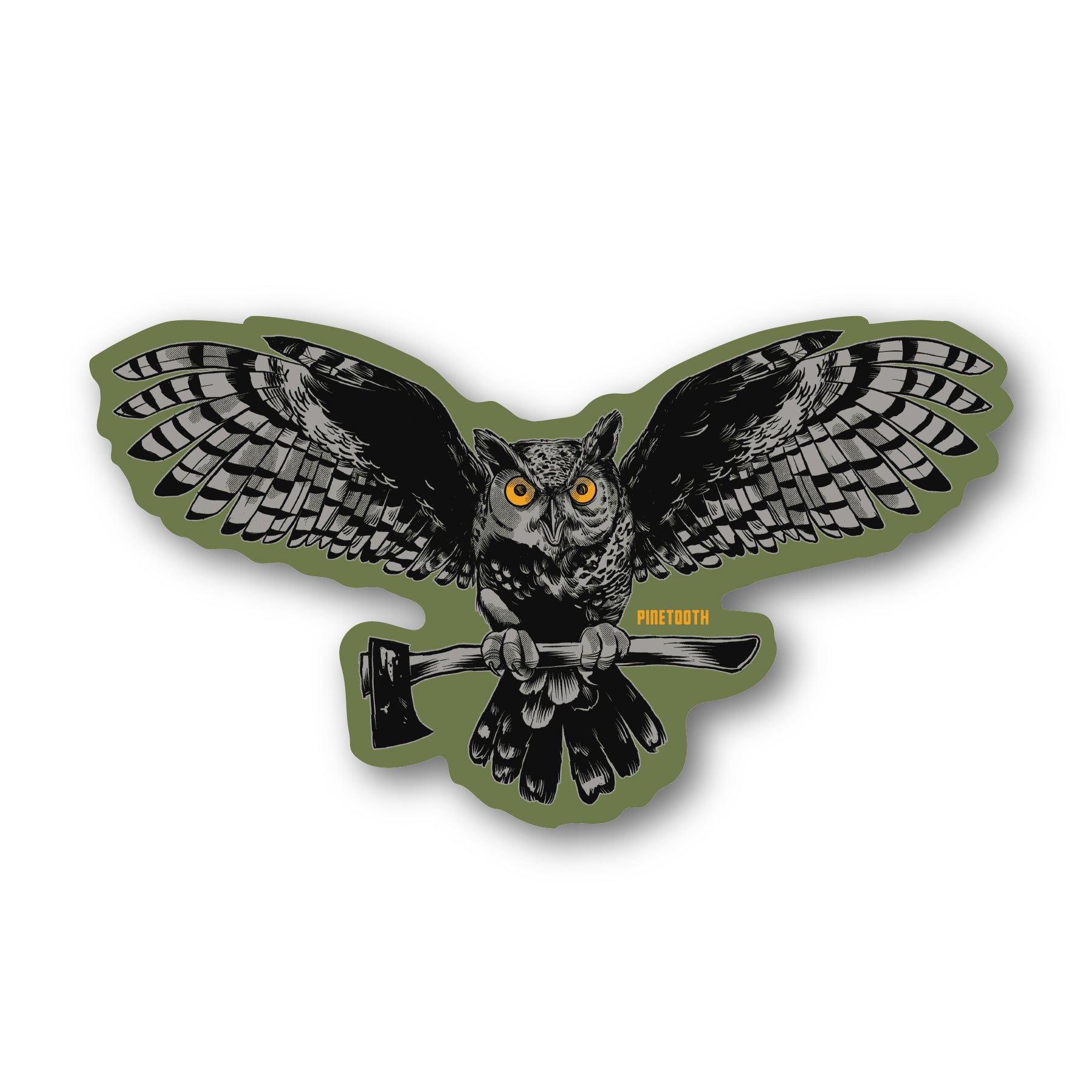 Great Horned Omen - Sticker