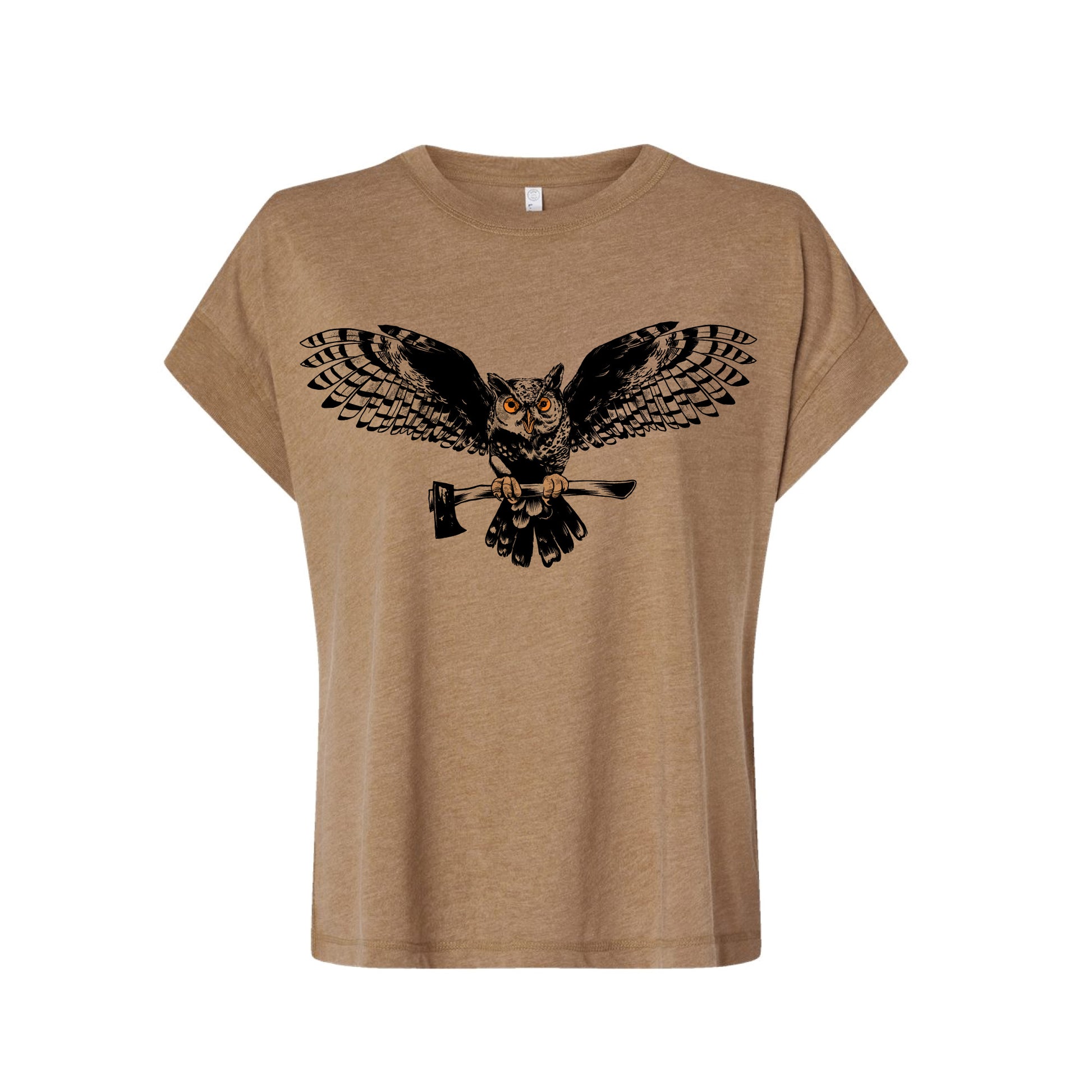 Great Horned Omen - Women's Half Sleeve Tee