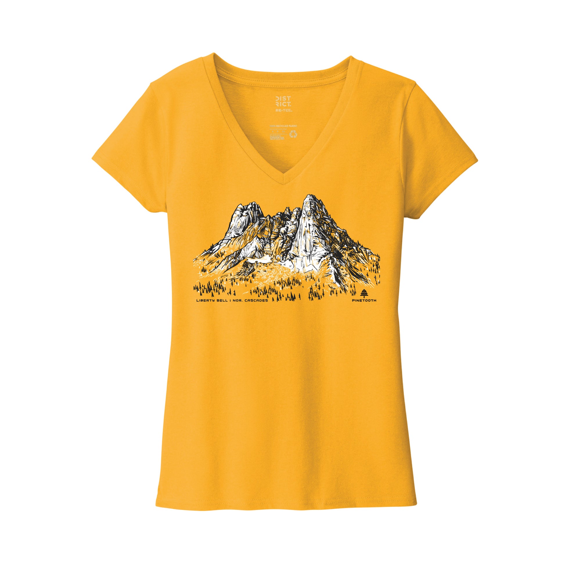 Liberty Bell - Women's Sustainable V-Neck Tee