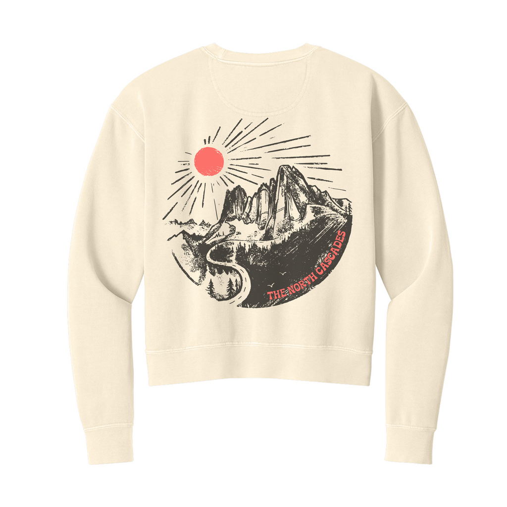 Vintage Hwy 20 - Women's Boxy Sweatshirt