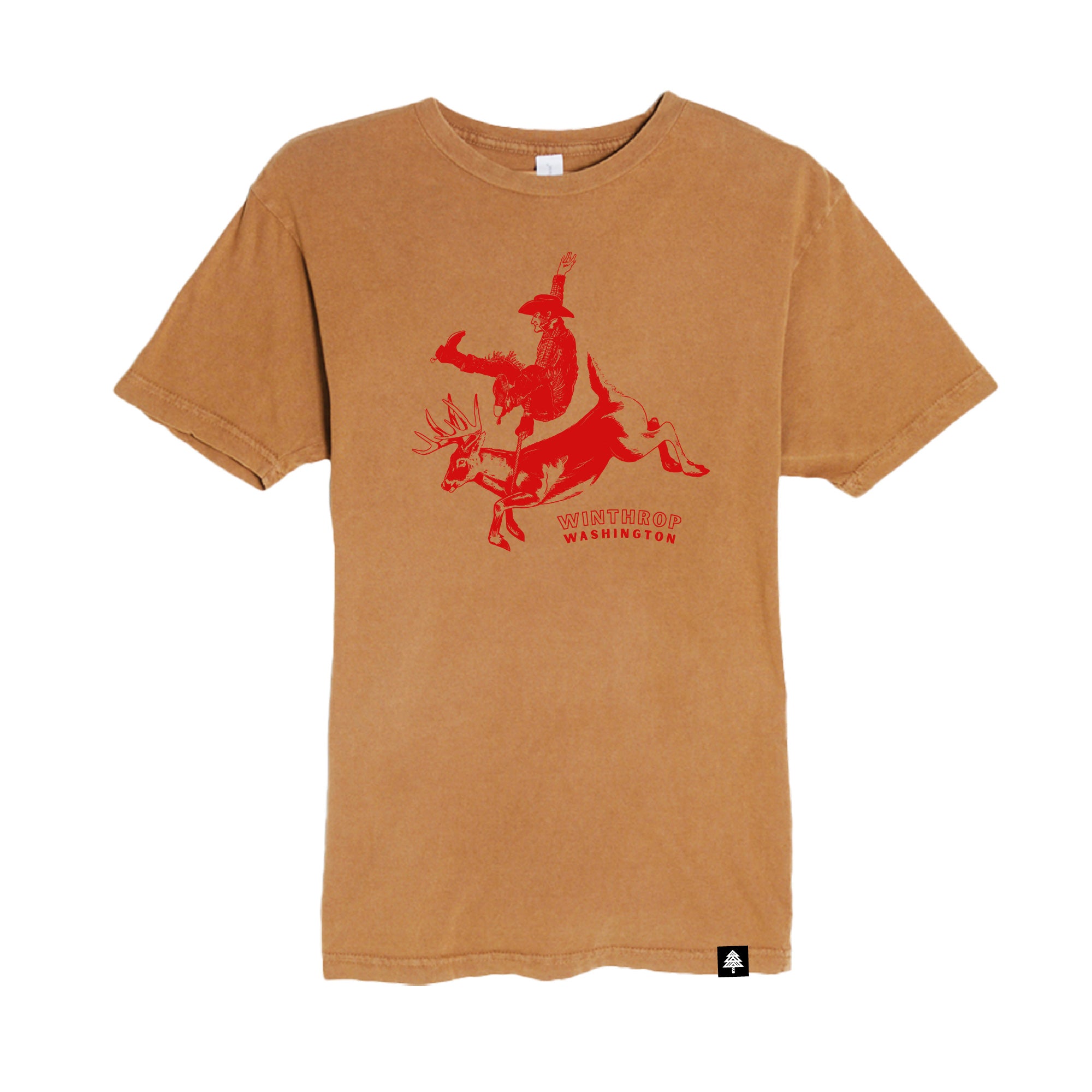 Buckin' - Vintage Wash Unisex Tee