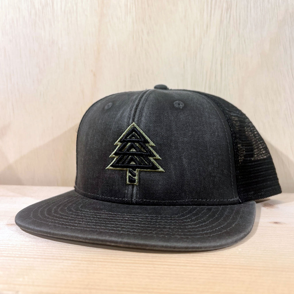 Tree Icon - Faded Trucker