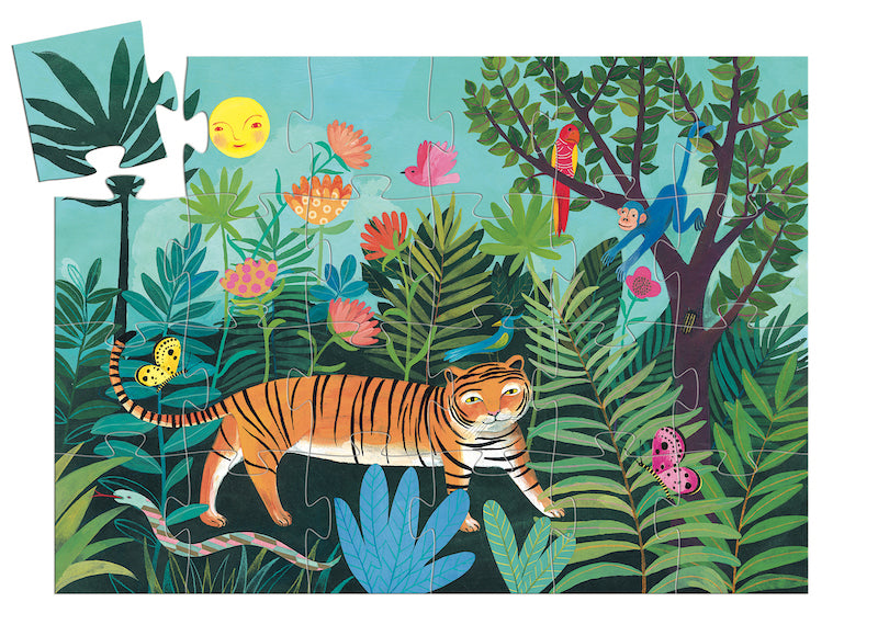 Silhouette Puzzle – The Tiger's Walk