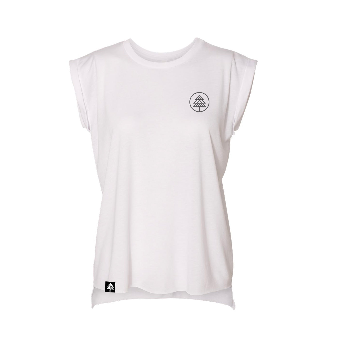 Vintage Hwy 20 - Women's Rolled Cuff Tee