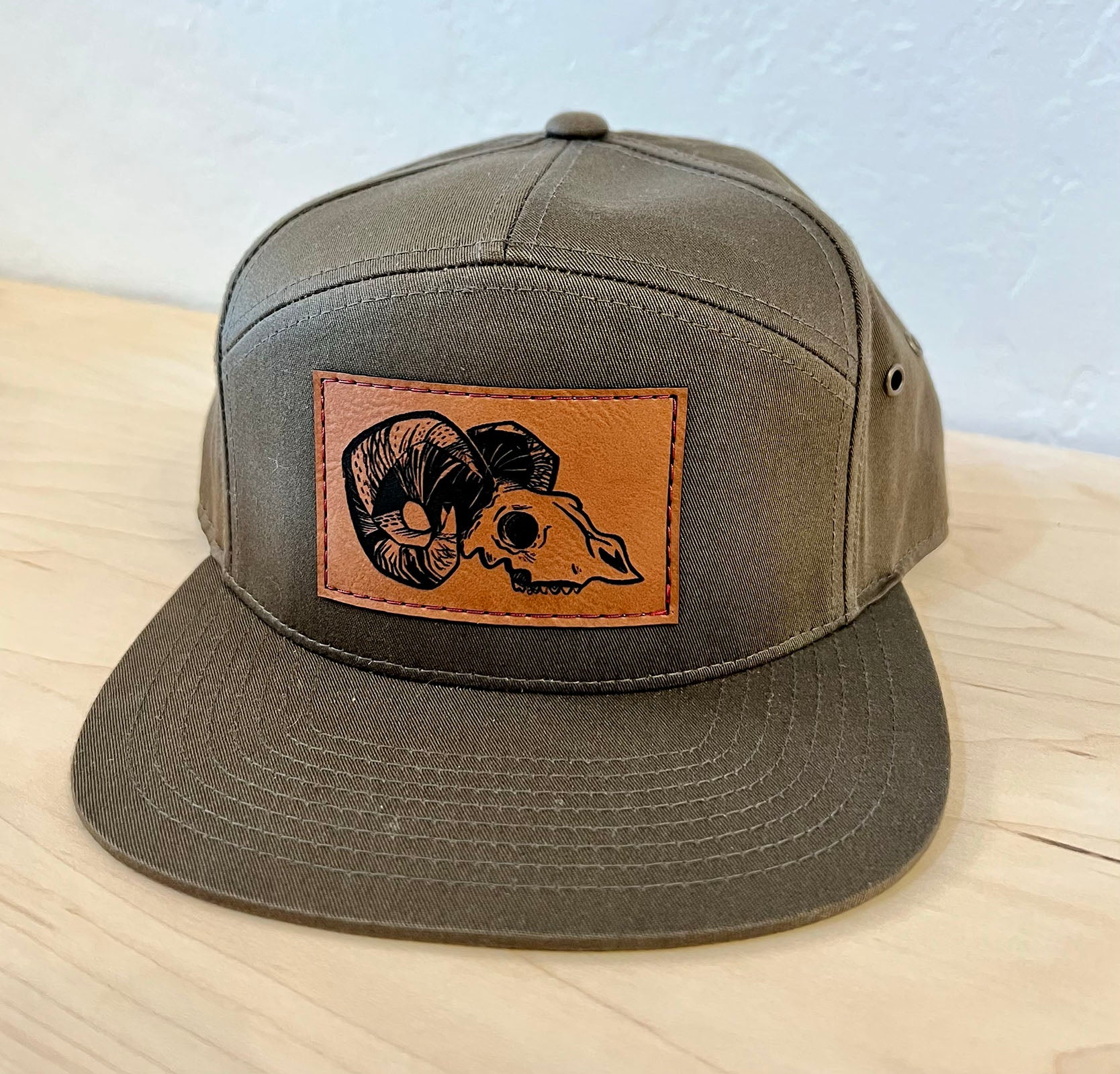 Ram Skull - 7-Panel Cap