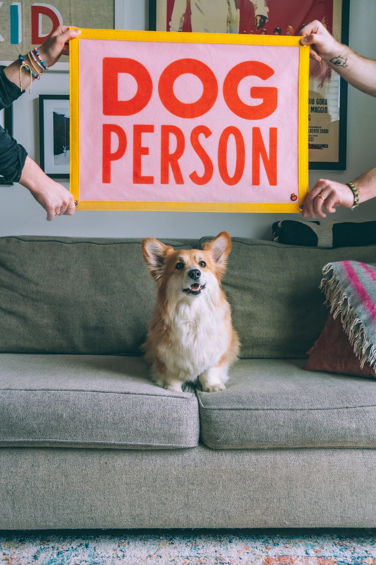 Dog Person Camp Flag