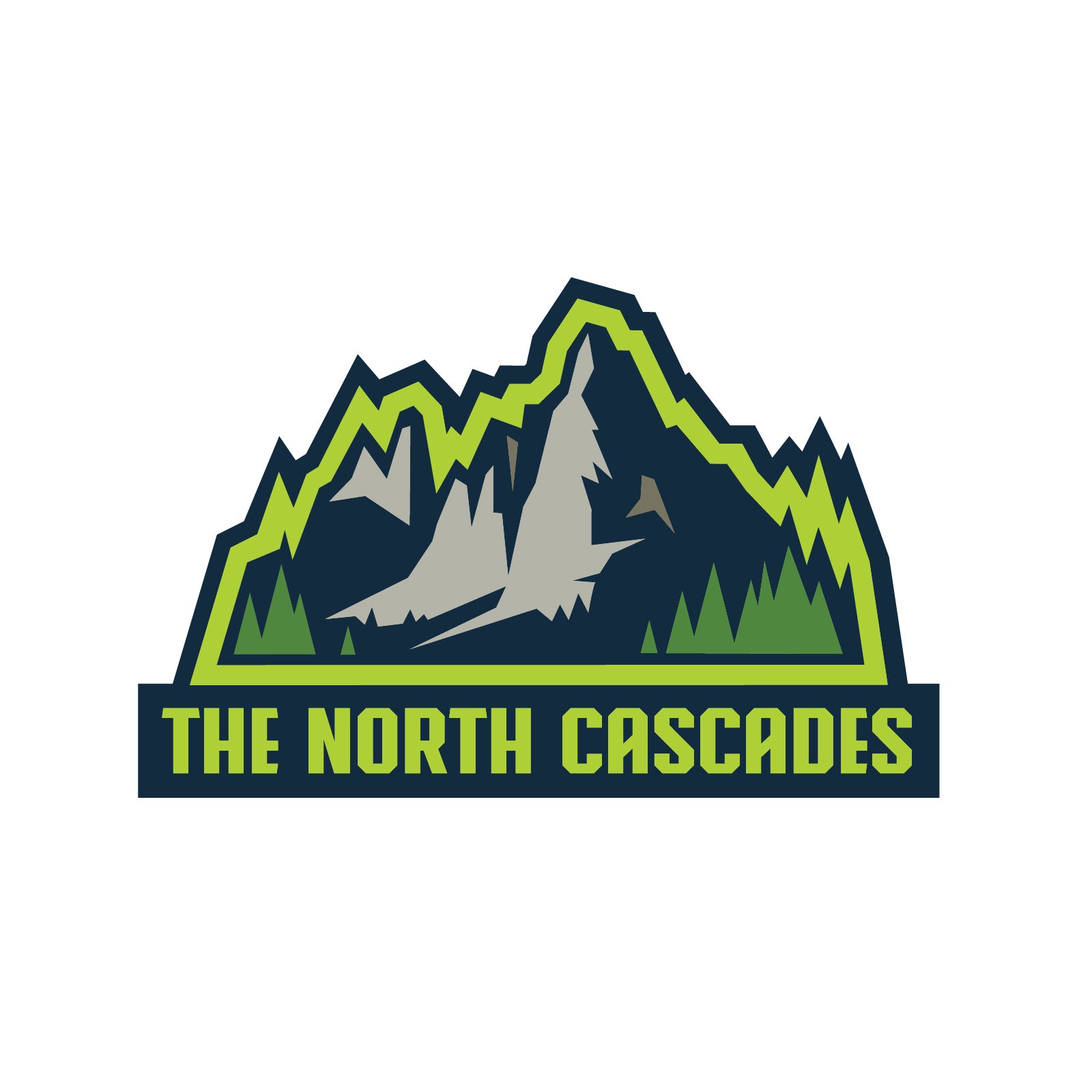 The North Cascades - Sticker